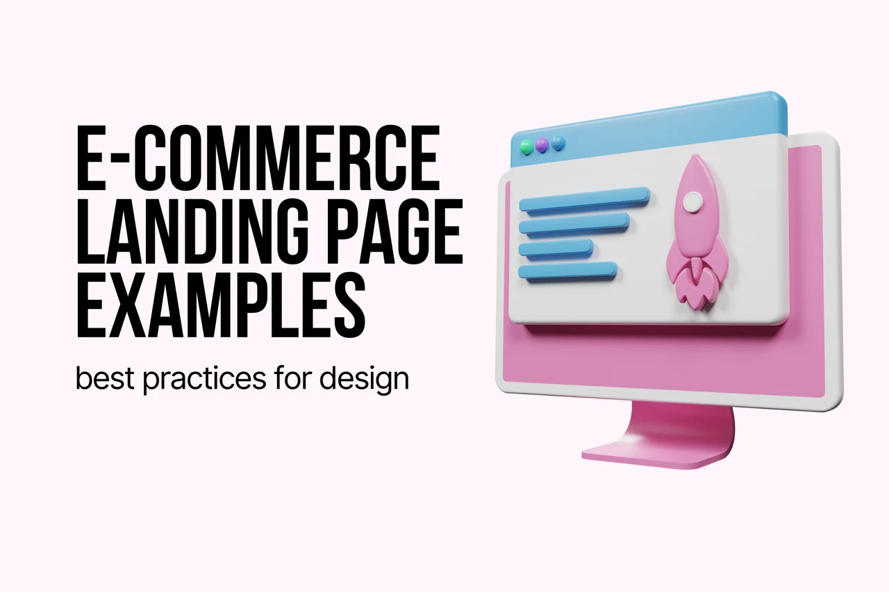 ecommerce landing page examples design