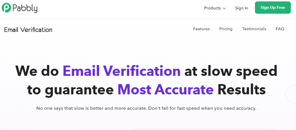 pabbly email verification service
