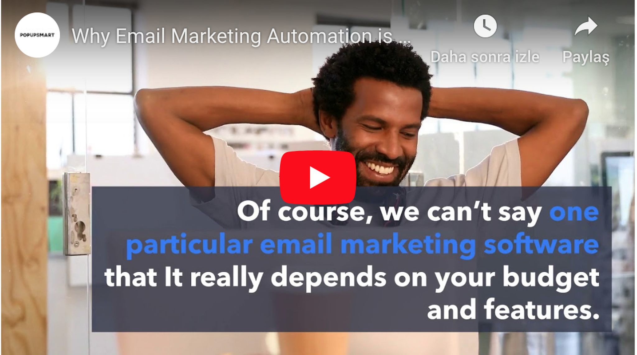 Why email marketing automation is important youtube video image
