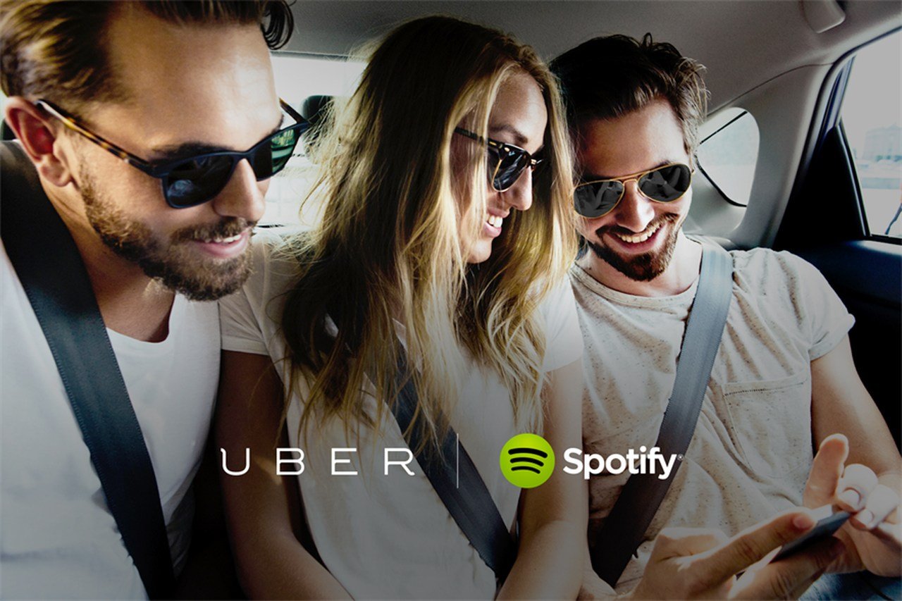 Uber and Spotify cross promotion example