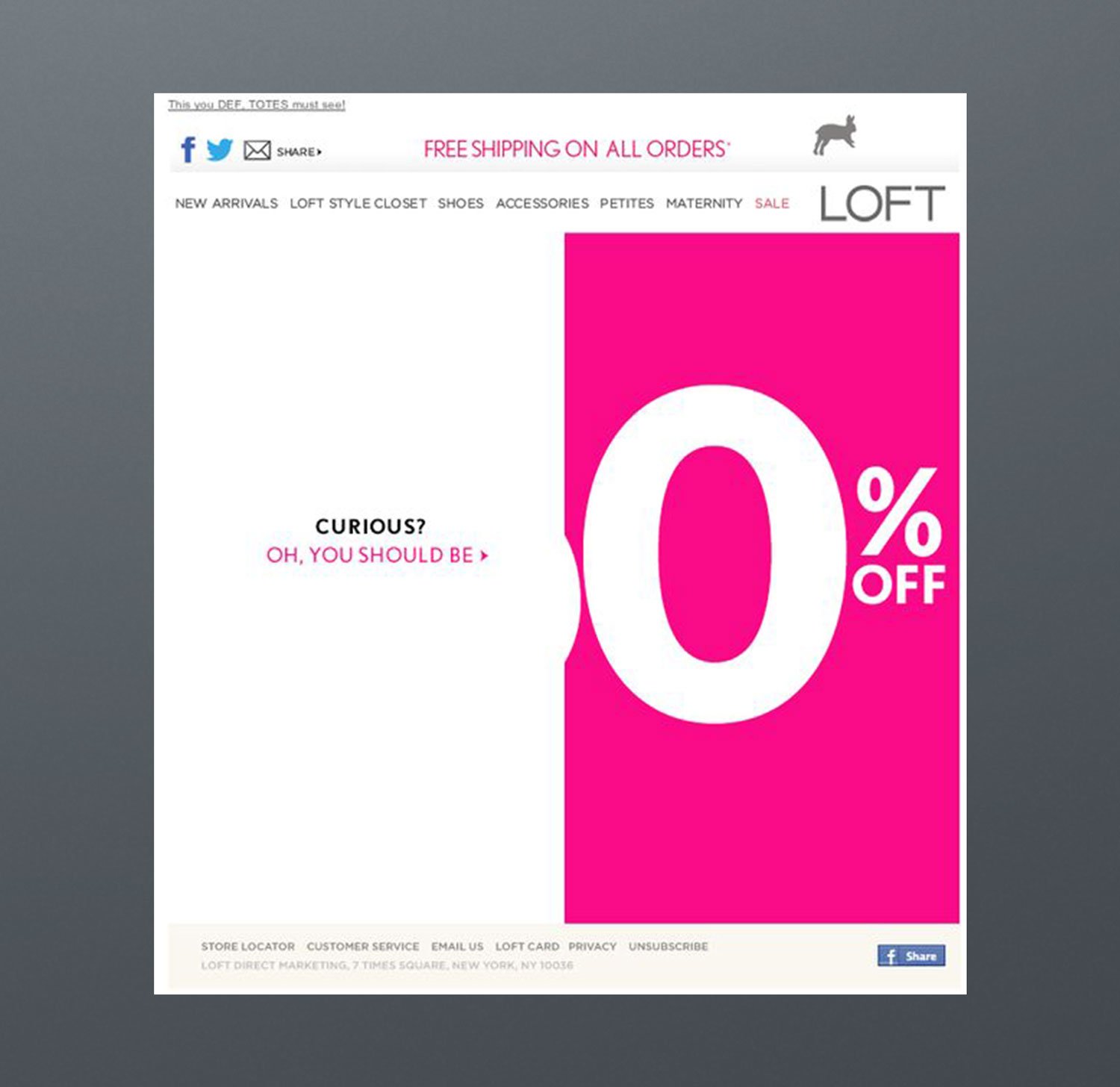 Email Newsltter Campaign 2 by loft