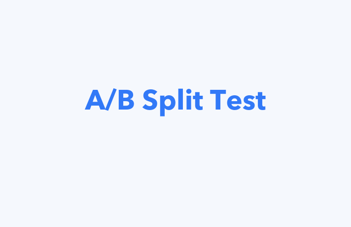ab split test headline image