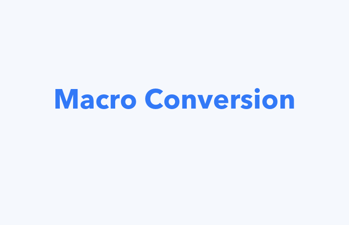 macro conversion headline image