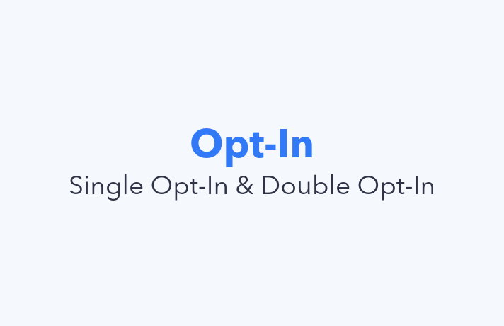 single opt in and double opt in headline image