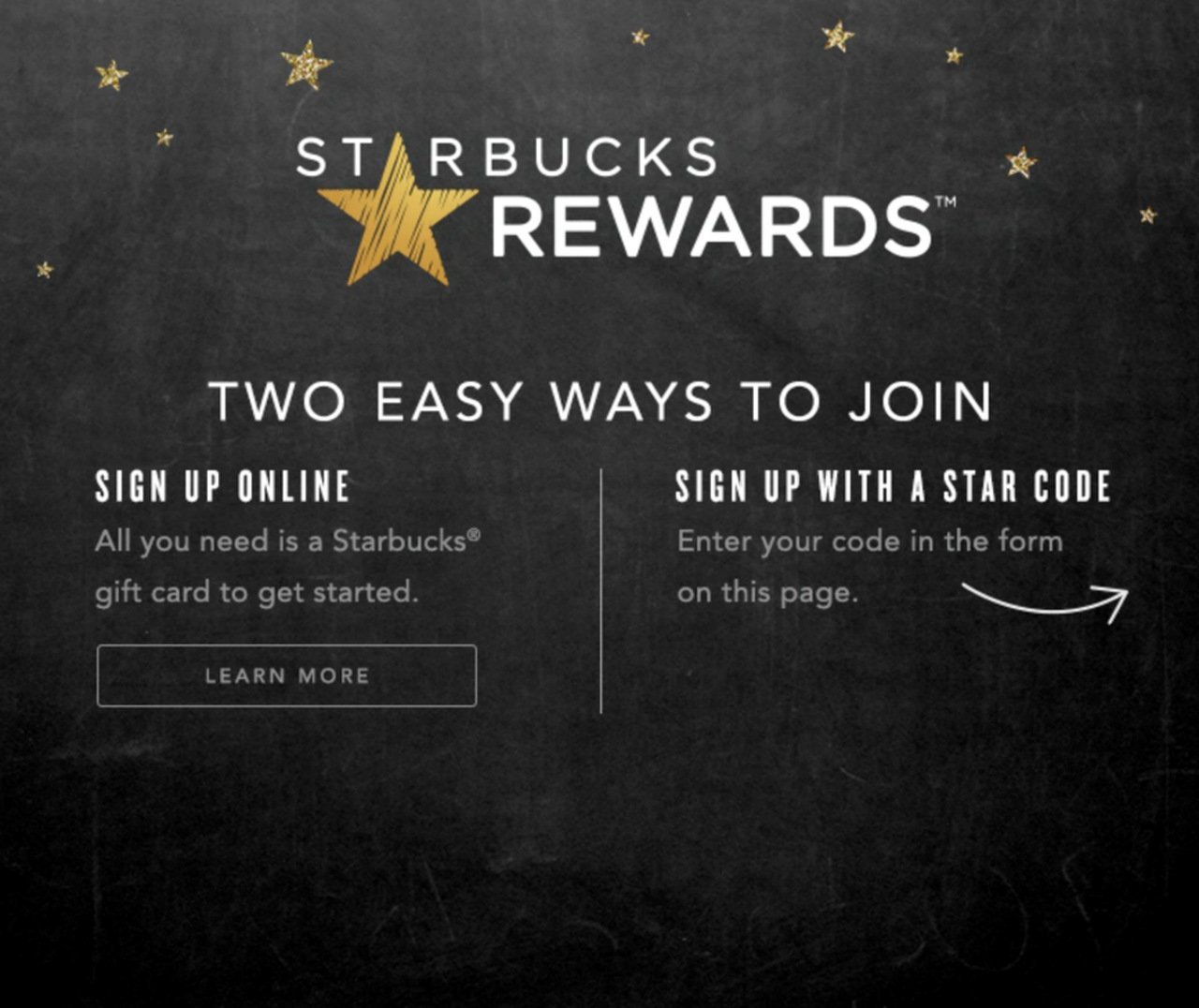 Starbucks rewards system