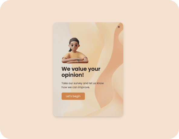 Multi-Step Customer Feedback Popup