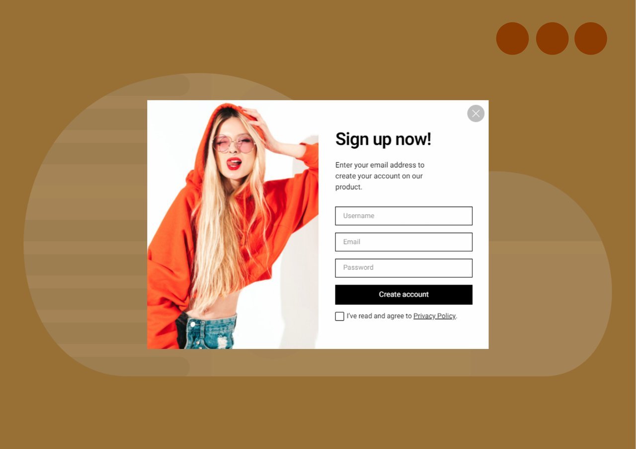 lightbox pop-up örneği