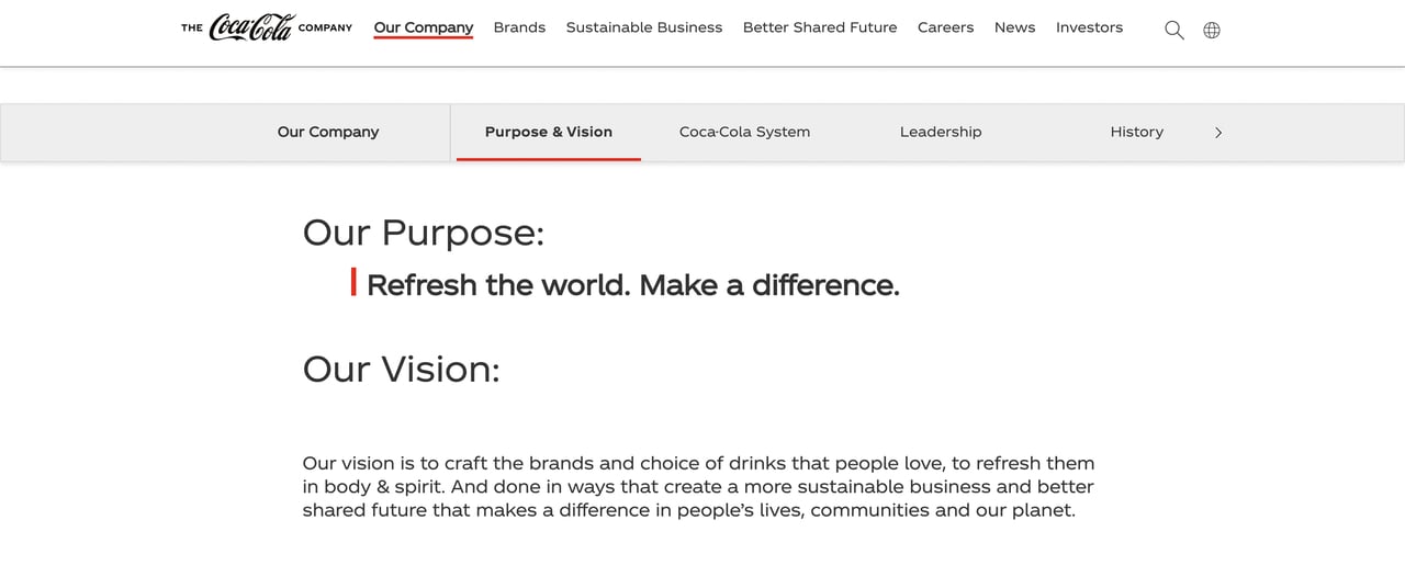 Coca-Cola'nın benzersiz satış teklifi örneği