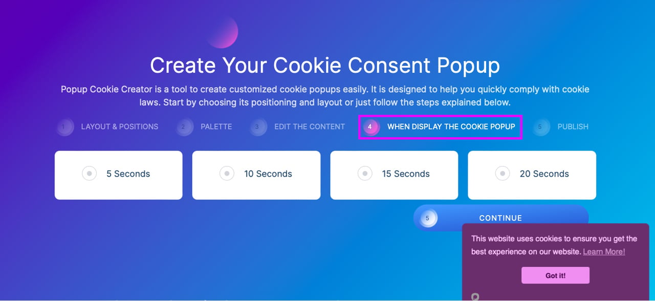 shopify çerez popup oluşturucu