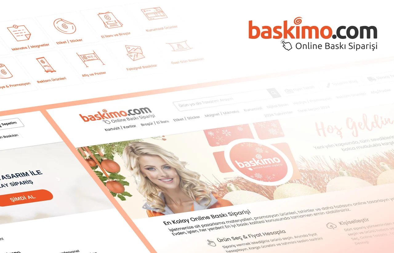 Baskimo customer story cover image that shows a first step of a multi-step popup campaign