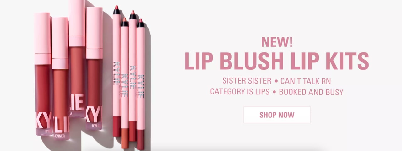 Kylie Cosmetics'in dudak kiti örneği