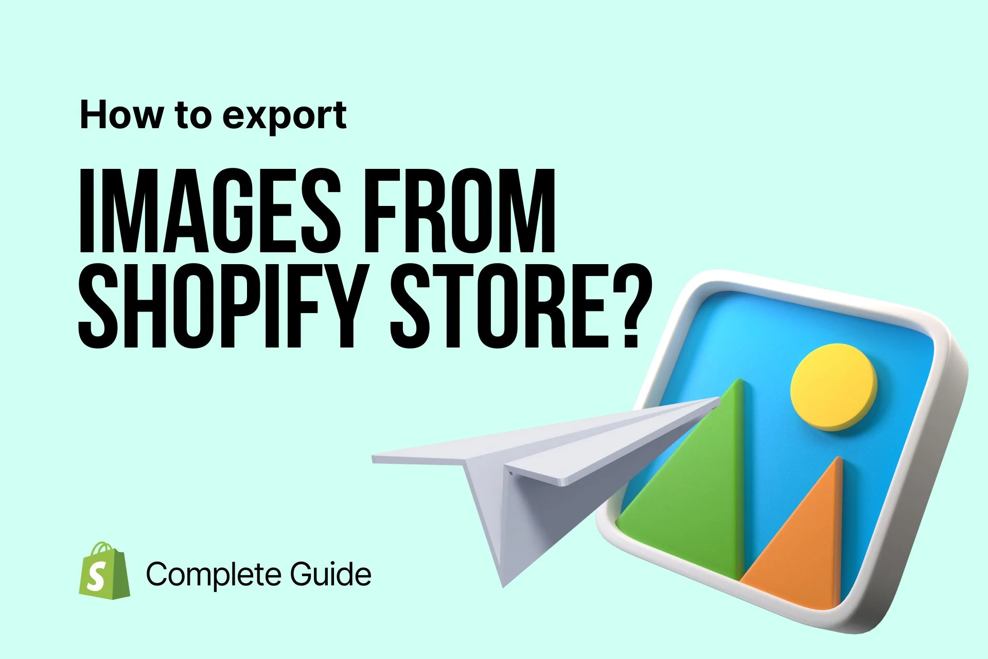 How to Export Images from Shopify Store in 2026