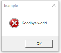 hoşça kal dünya diyen uyarı popup mesajı