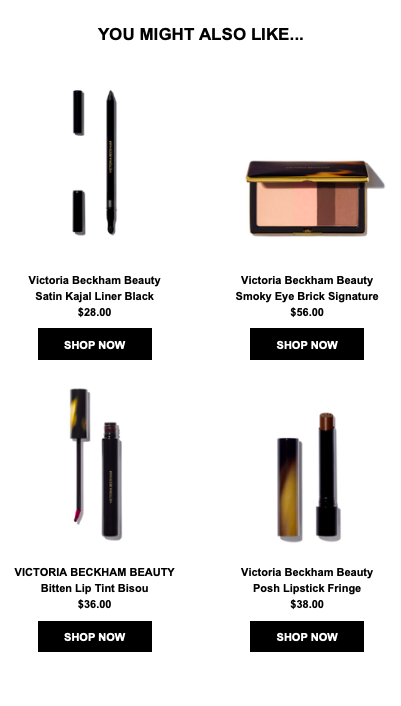 Violet Grey you might also like cross-sell section with related beauty products
