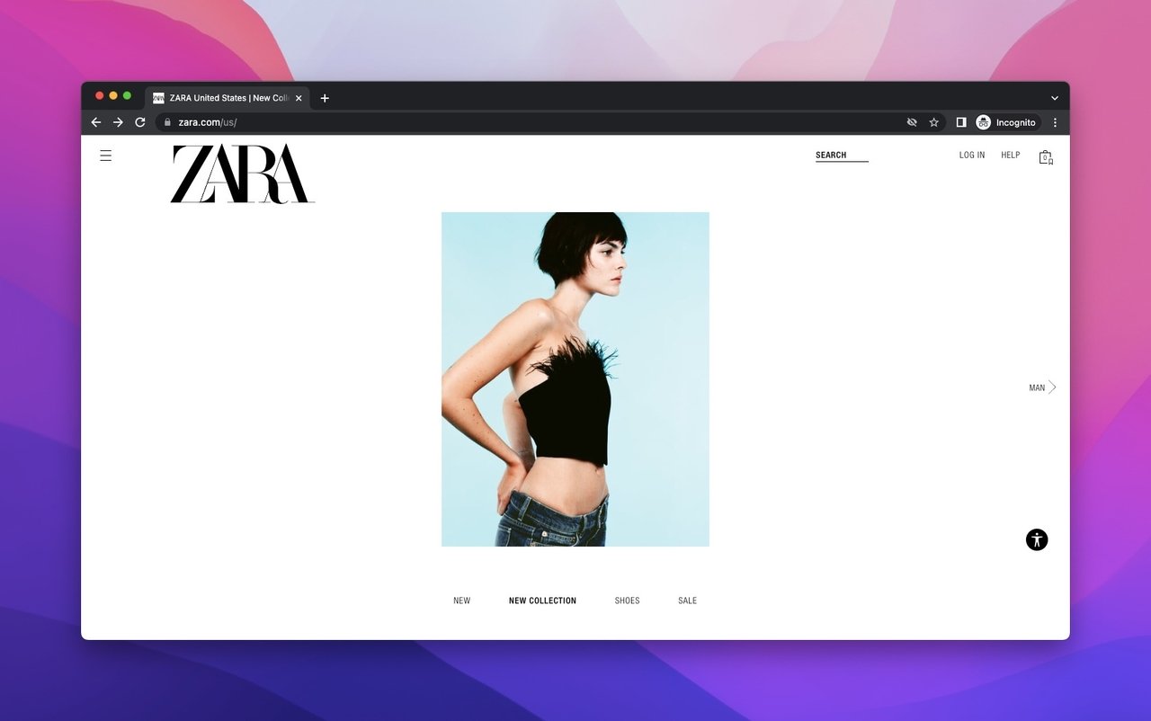 Zara presell showing a woman wearing a black Zara crop top with minimal text overlay