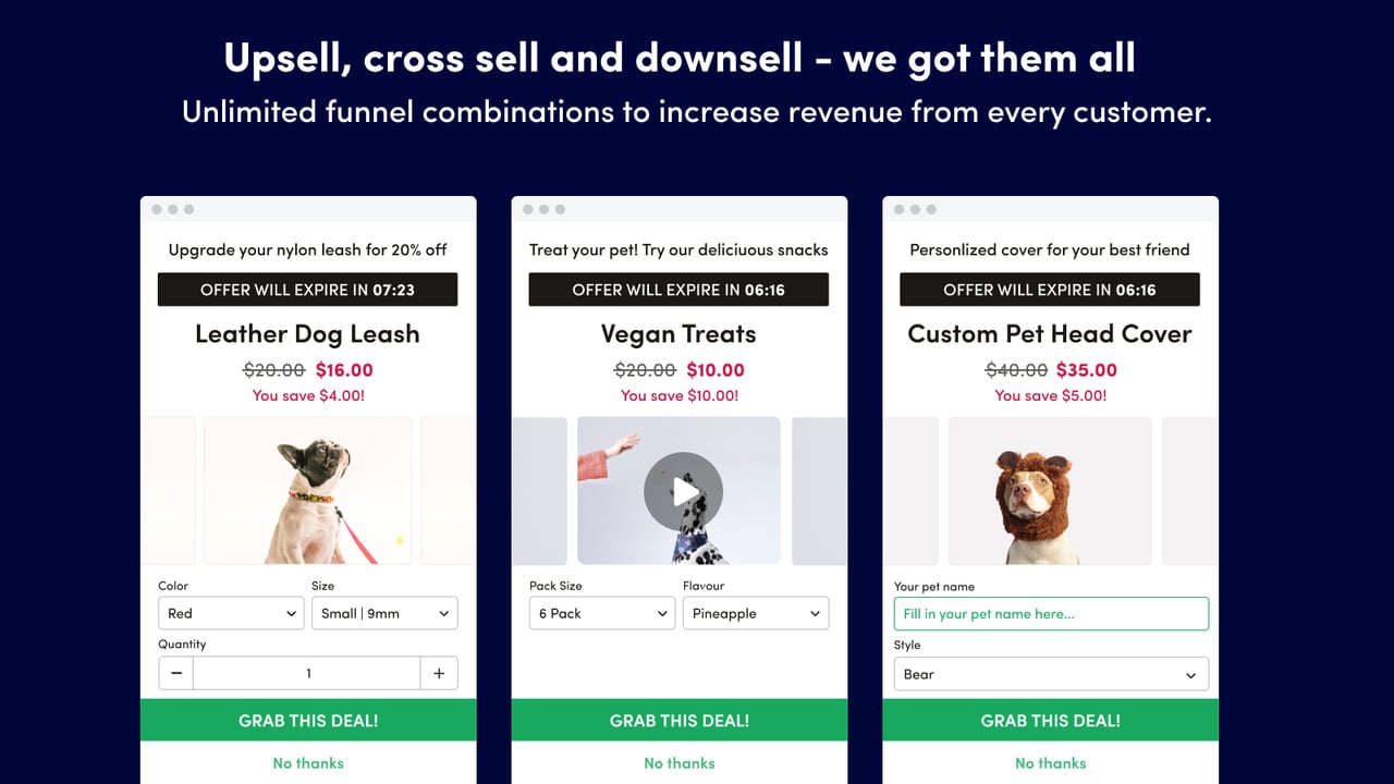 Shopify için Honeycomb satış arttırma uygulaması