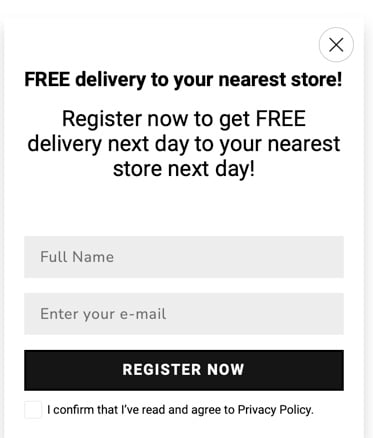 eylem çağrısı popup