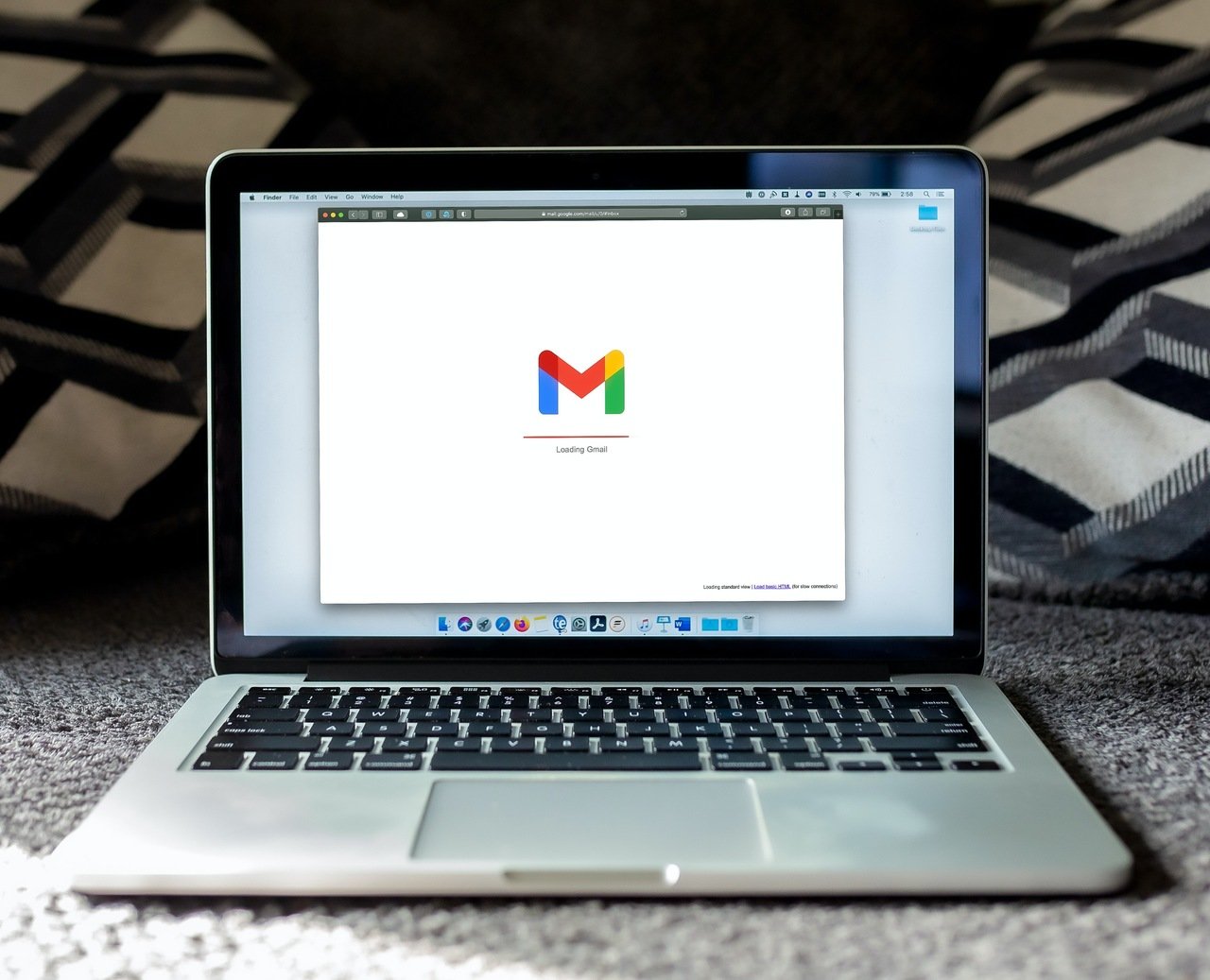 Gmail loading on a desktop screen representing email marketing