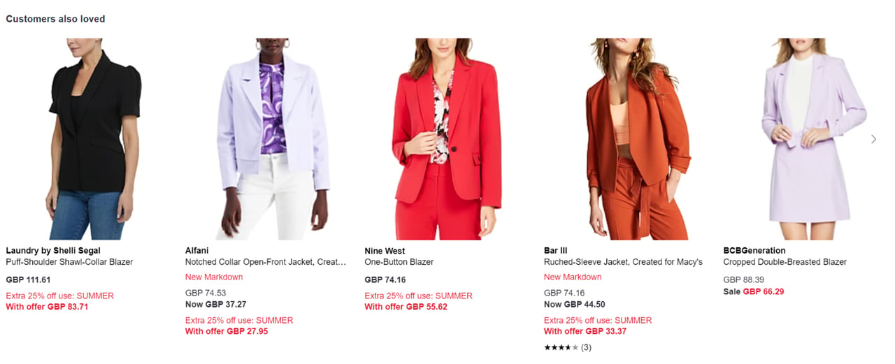 Macys örneği