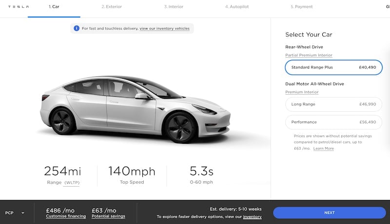 Tesla çapraz satış tekniği