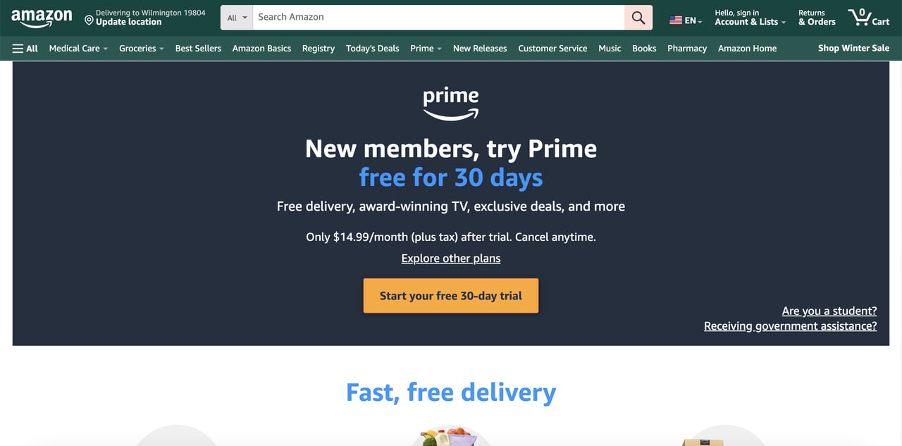 Amazon Prime üyelik sadakat programı
