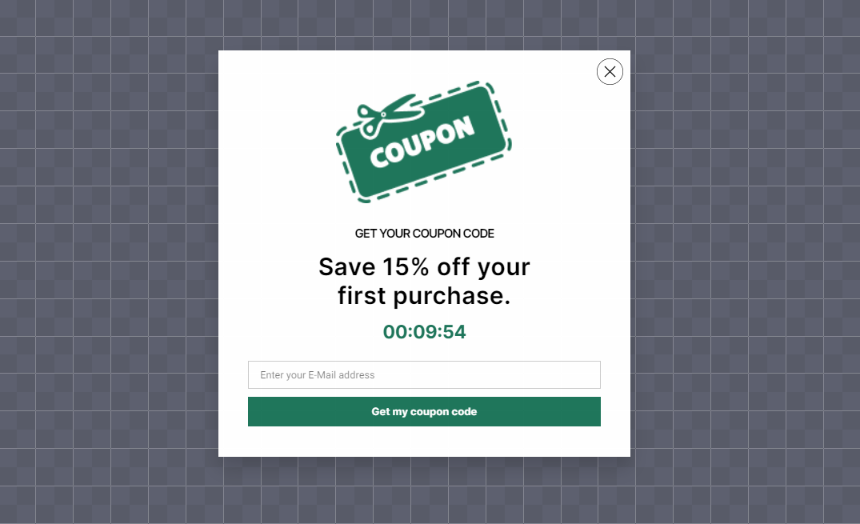 Urgency-driven popup with last chance messaging and limited stock indicator on mobile