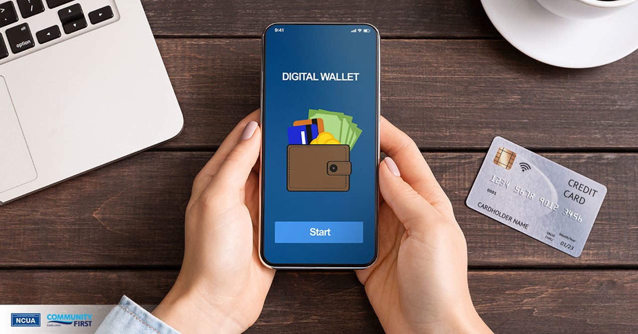 Phone displaying digital wallet payment options for mobile e-commerce checkout