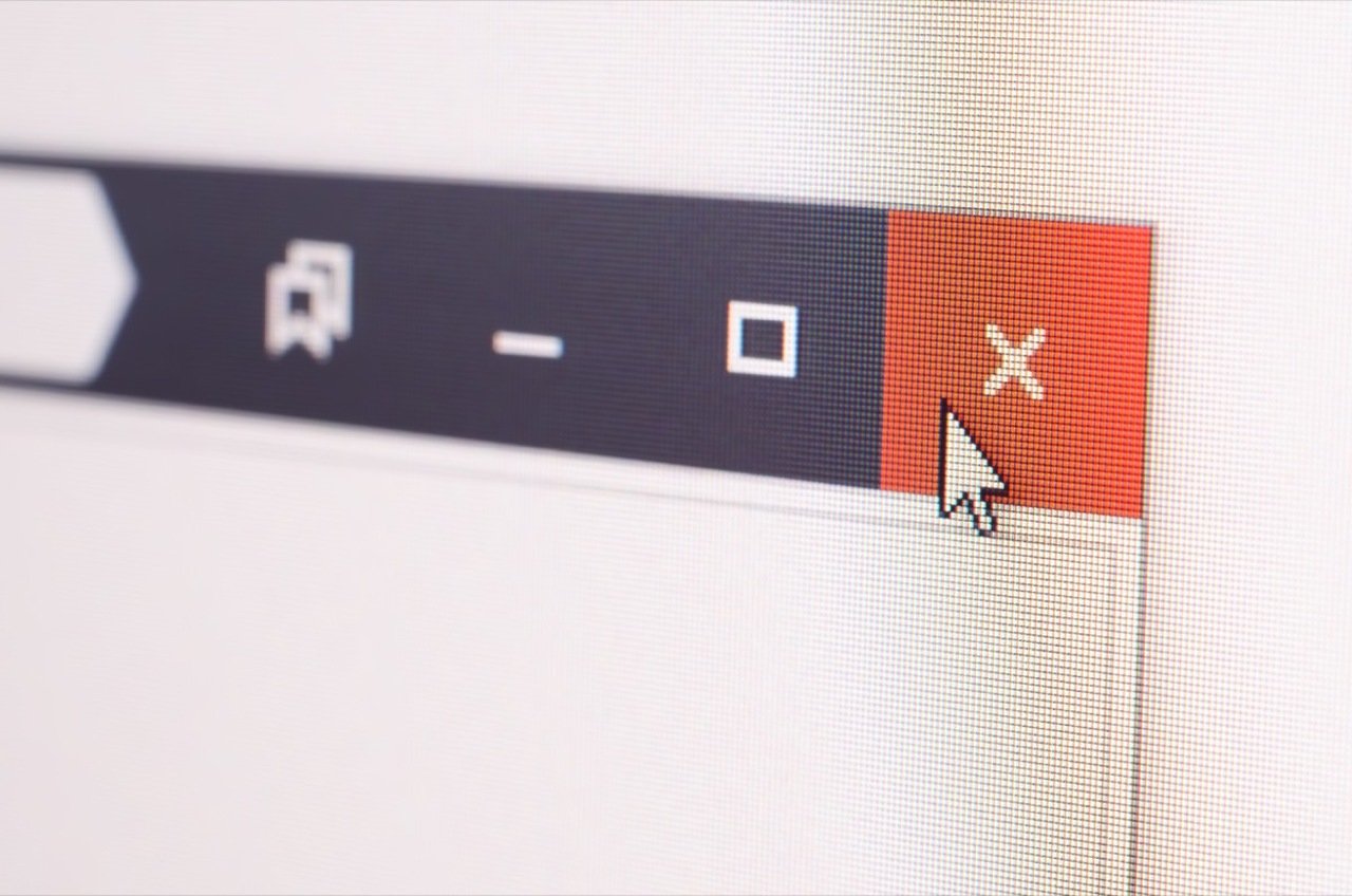 exiting web browser