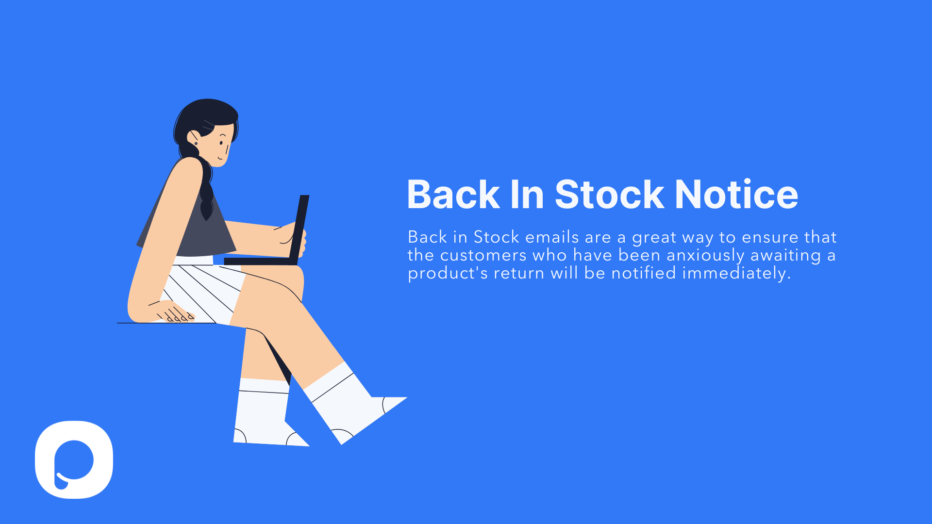 Back-in-stock notification email example