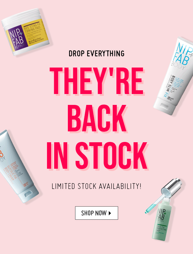 Animated back-in-stock email example