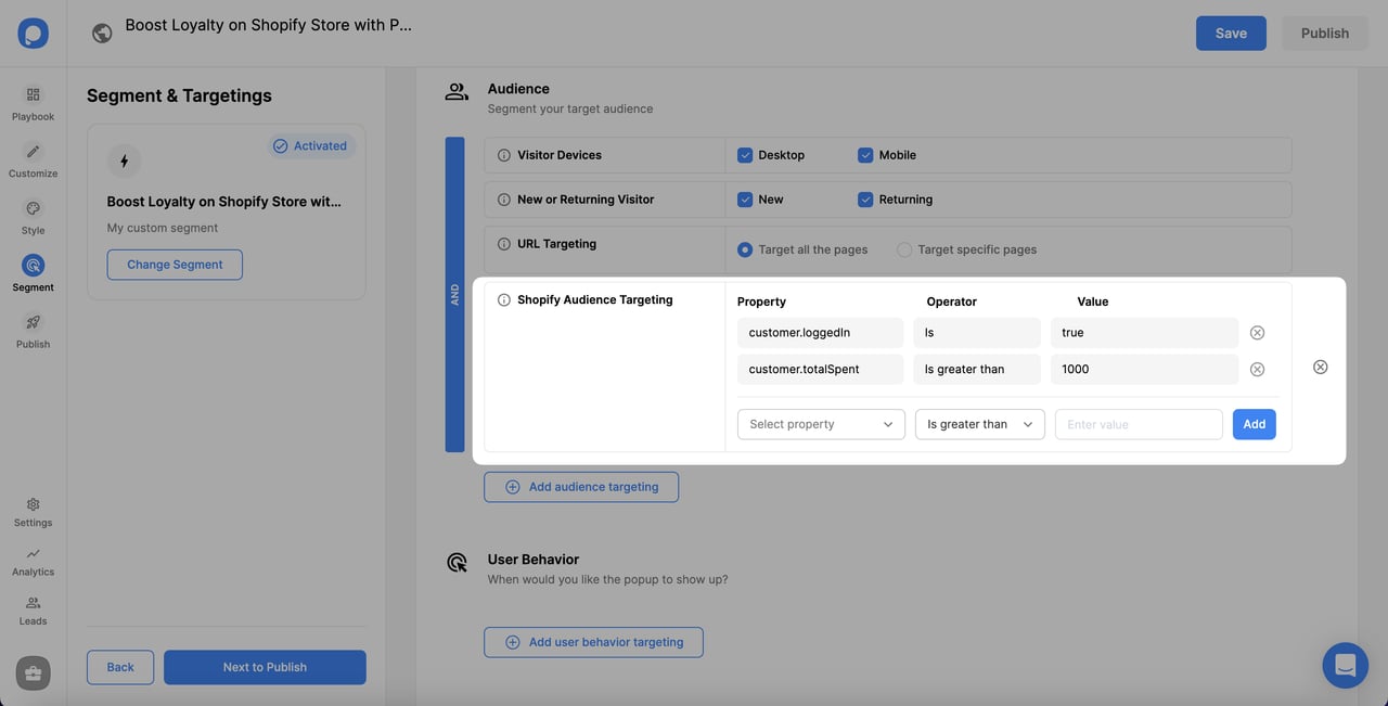 shopify toplam harcamalarının sadakati artırmak için kullanılması