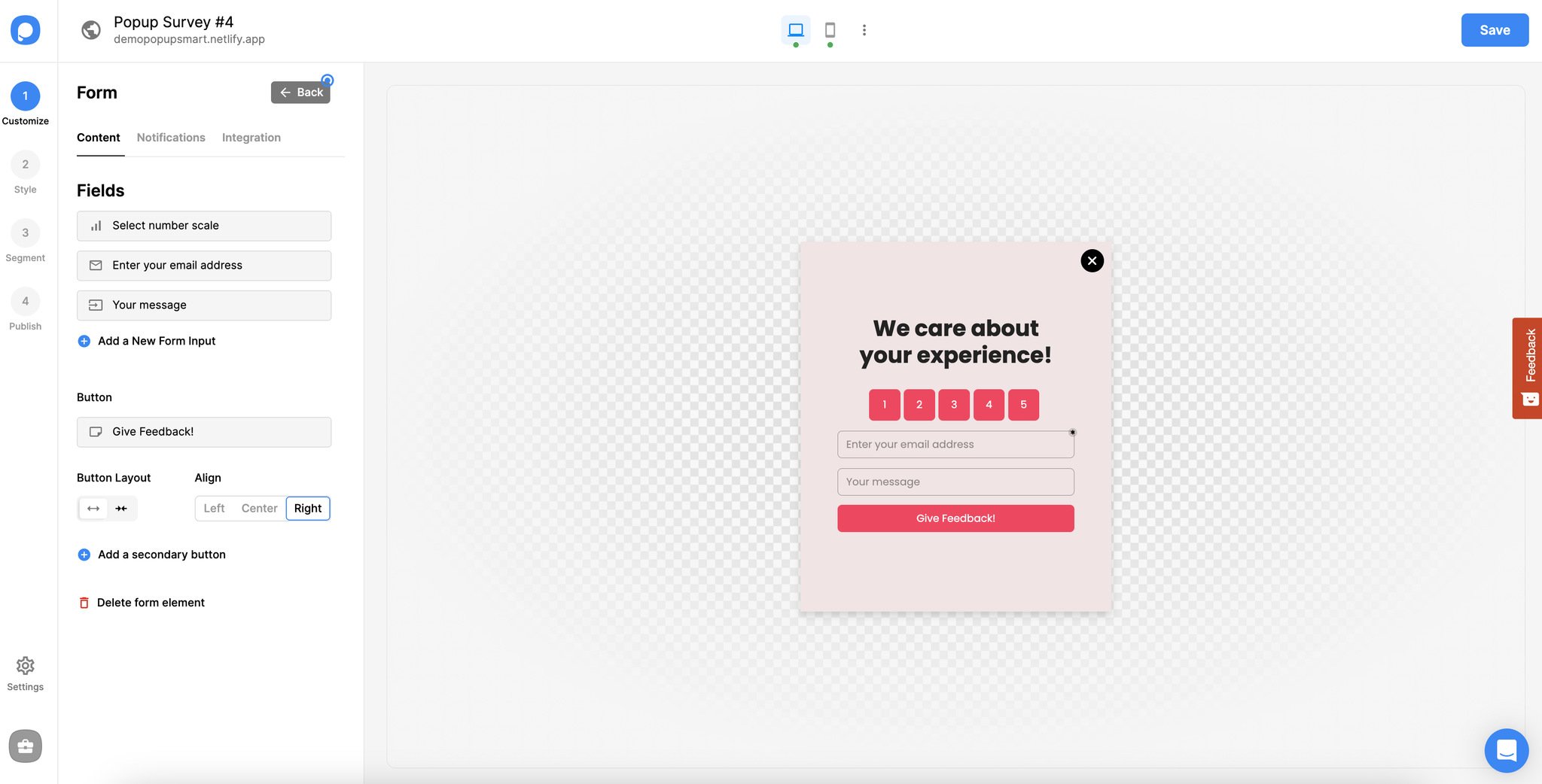 popup anketlerine metin girme ekleme örneği