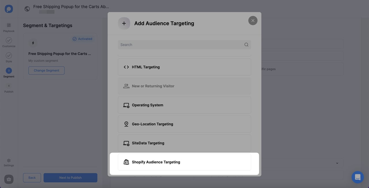 shopify müşteri hedeflemesi ekleme ücretsiz kargo kampanyası