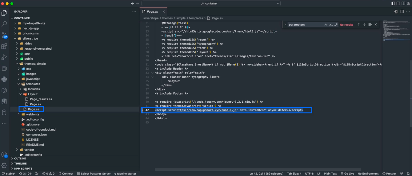 Pasting Embed Code in Silverstripe Page.ss