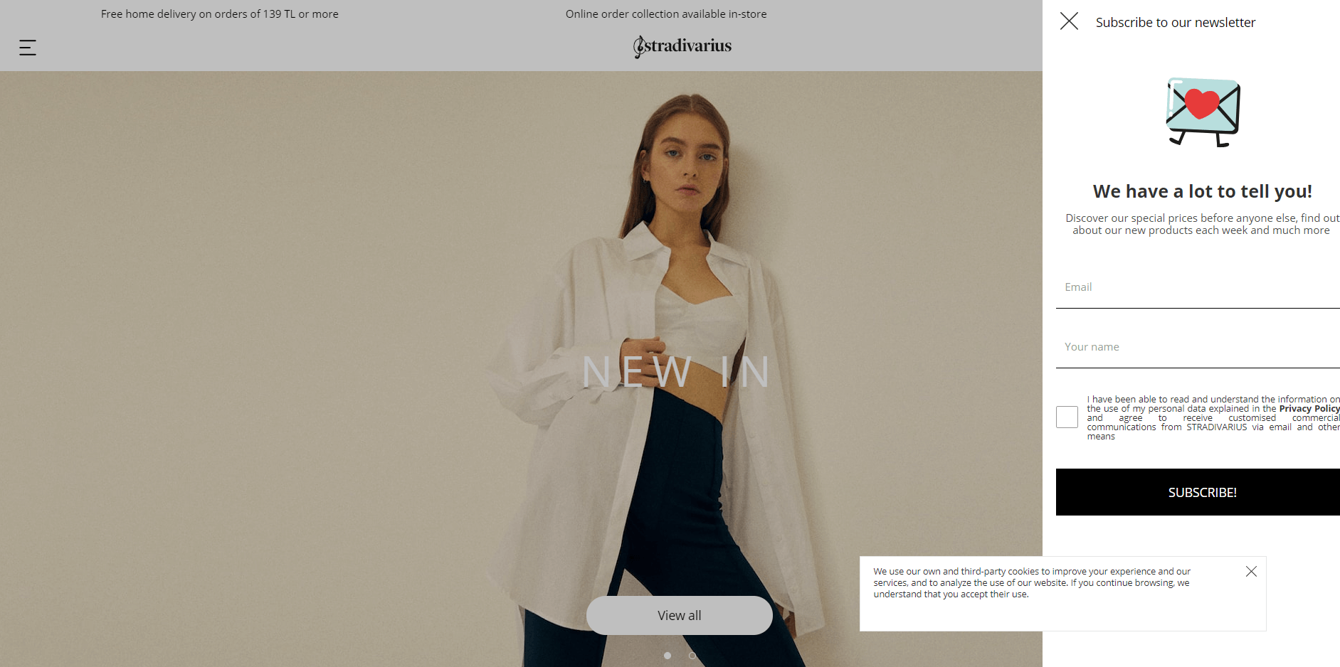 stradivarius popup örnekleri