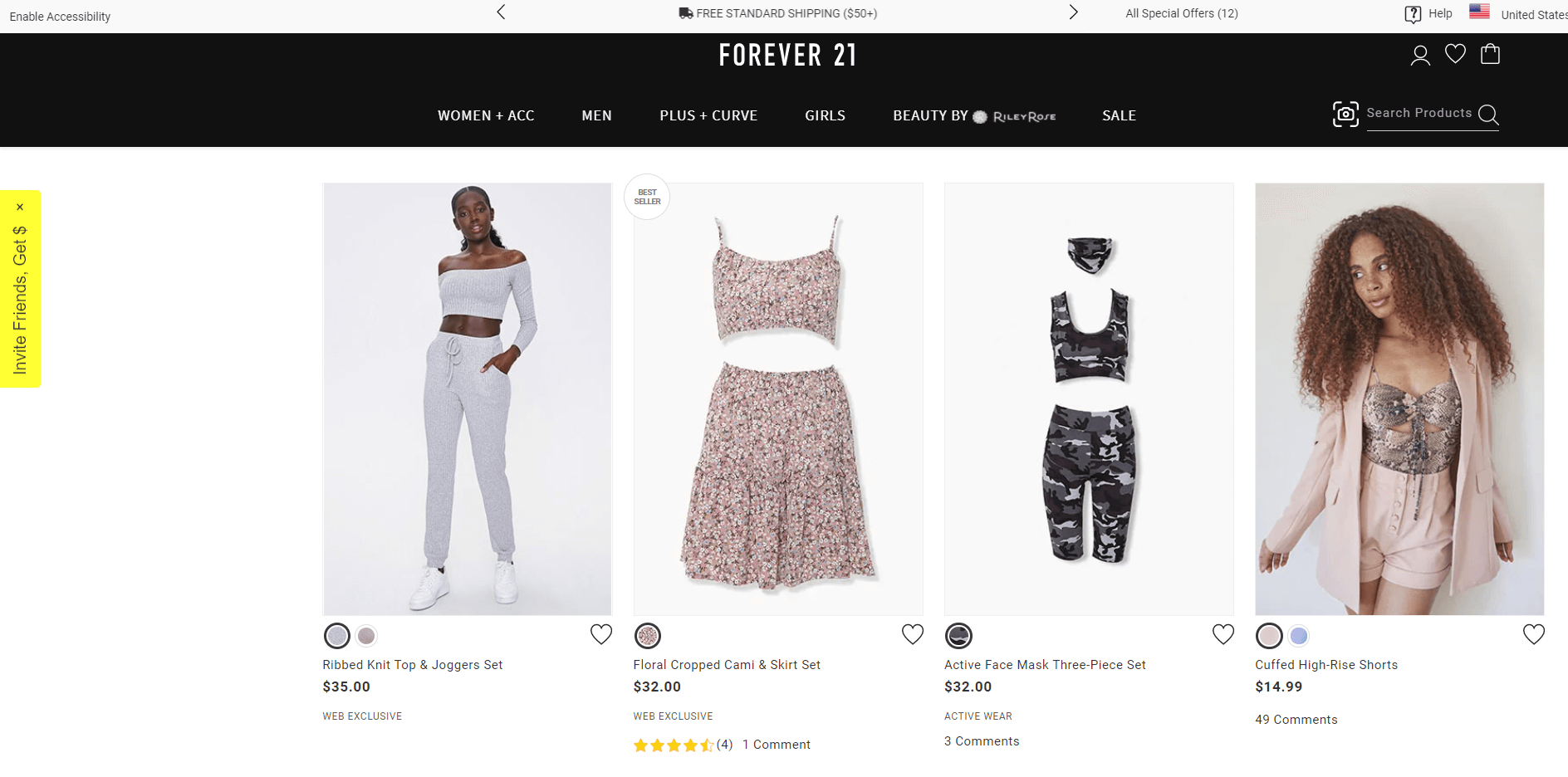 forever21 popup örneği