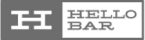 Hello Bar gray logo