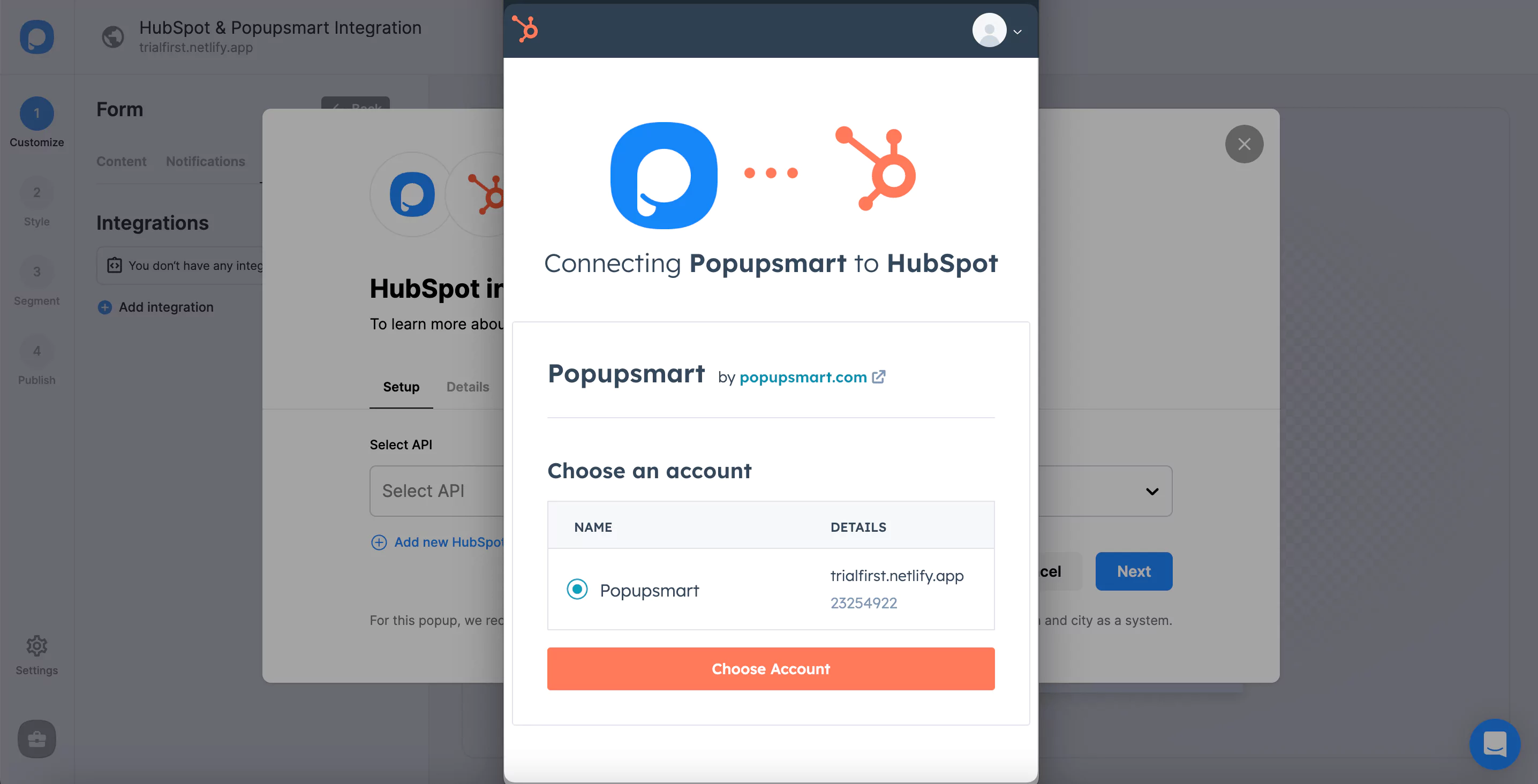 Connect Account