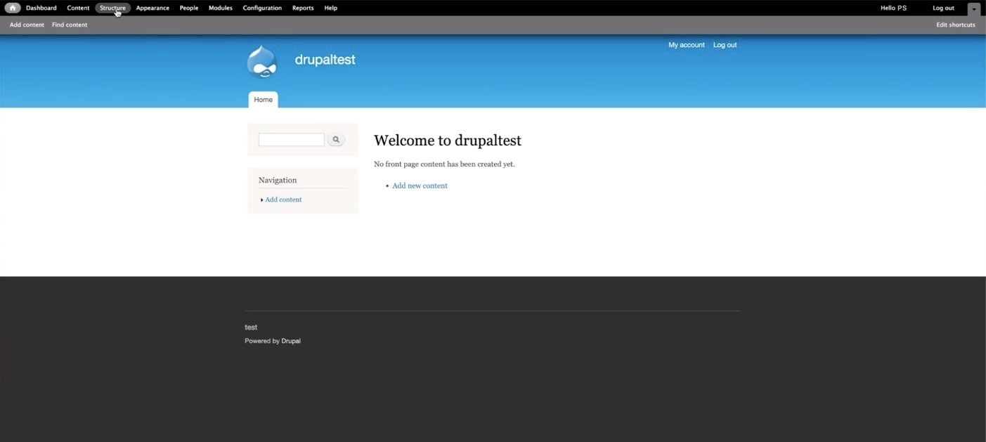 structure drupal
