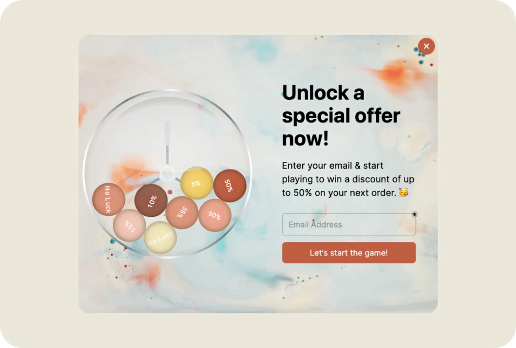 e-posta bülteni popup ile oyunlaştırma