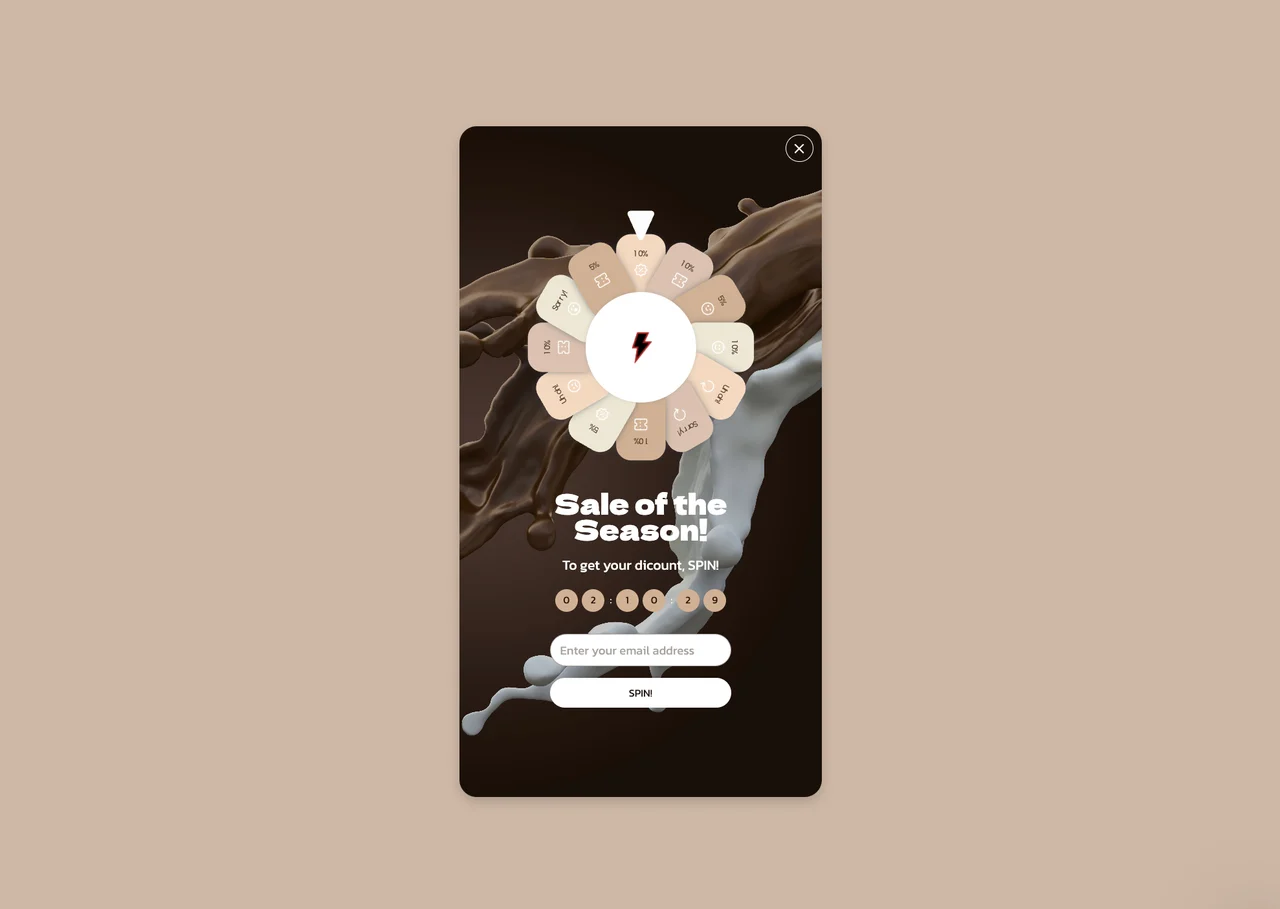Offer Seasonal Campaigns with Gamified Popups