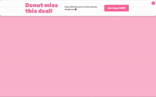 Promote the Discounts on Selected Products with Animation