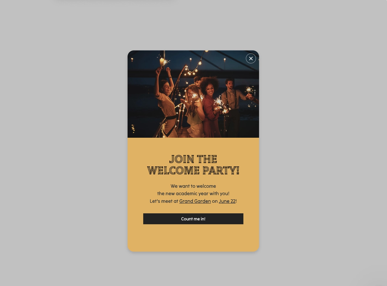 Announce Student Club Events
