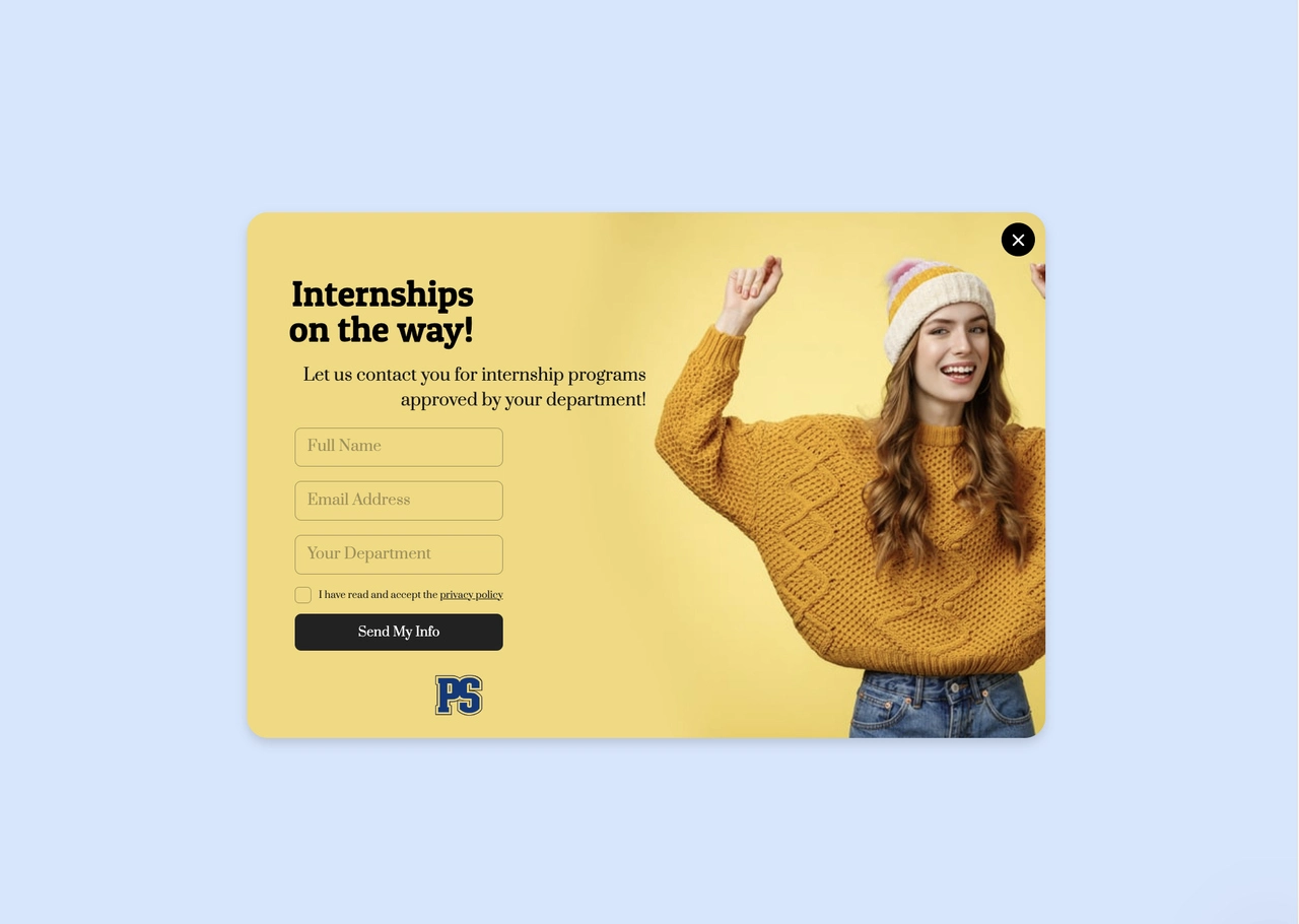 Share Internship Programs for Related Departments