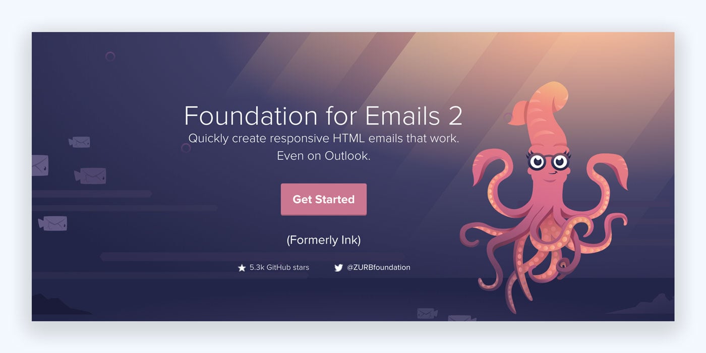 zurb foundation email newsletter builder