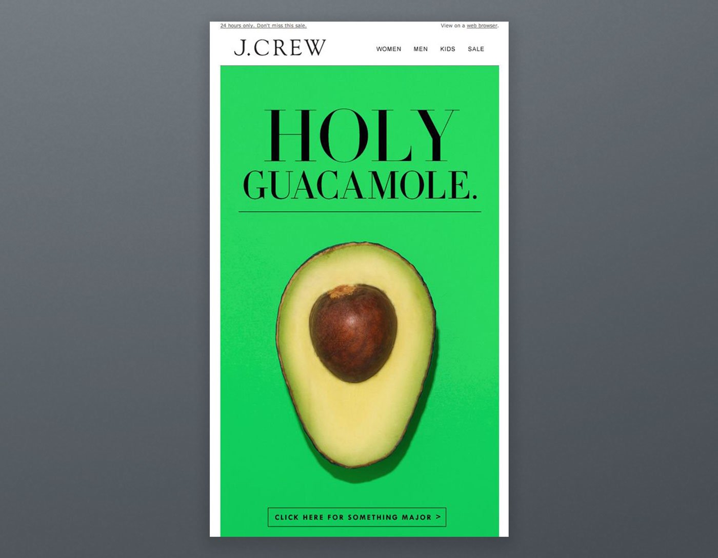 Jcrew Creative Email