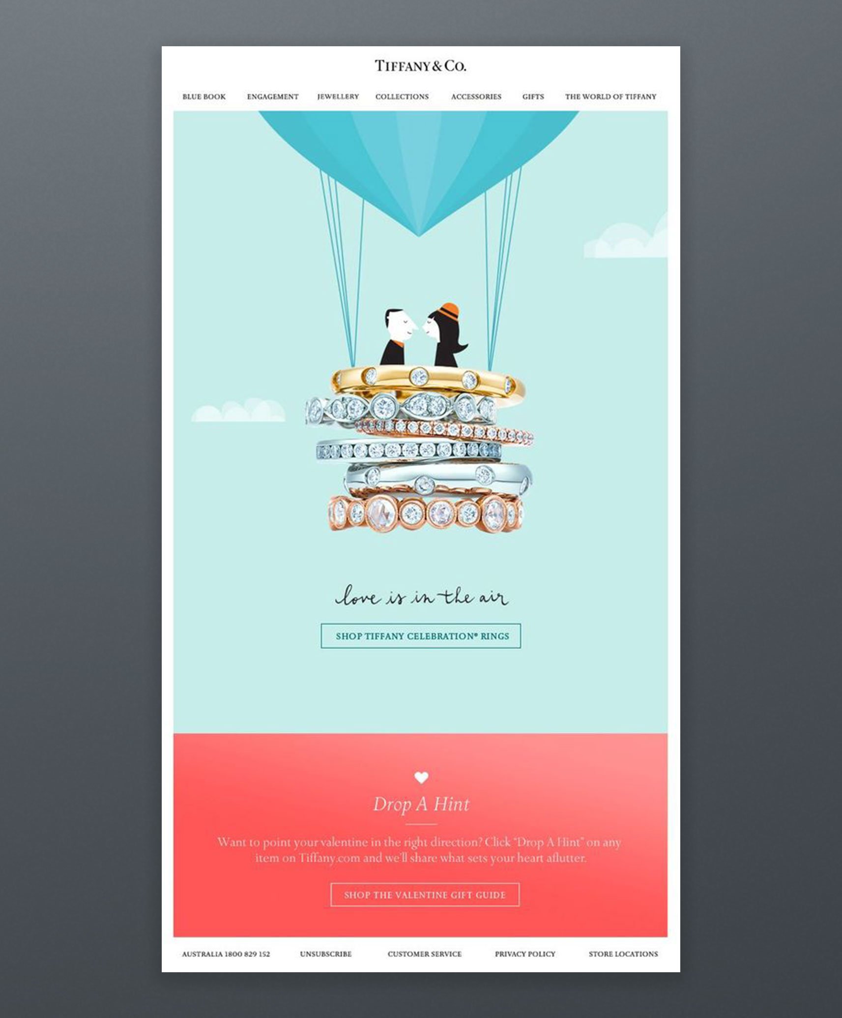 Tiffany Co Email Marketing Example