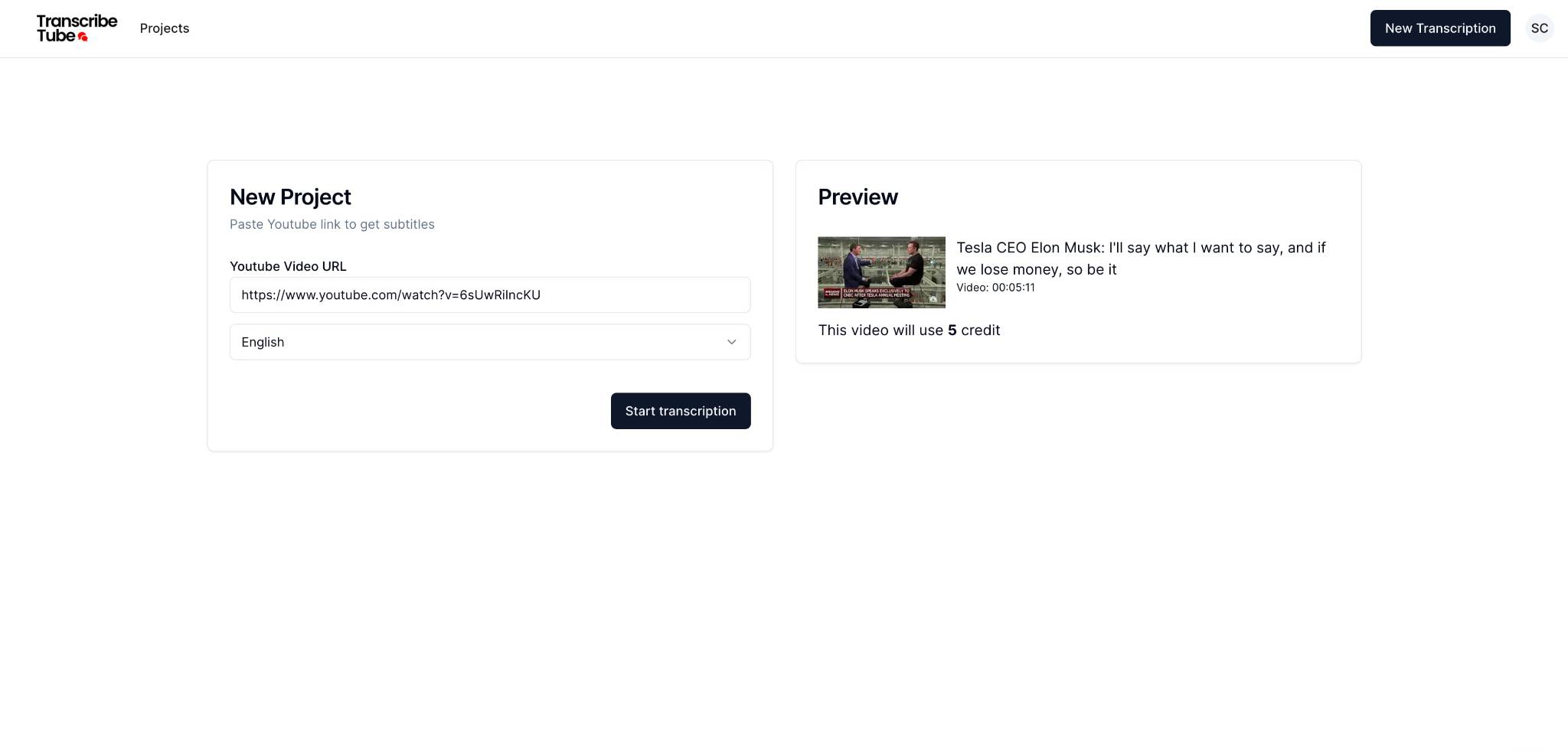 Audio transcription tool