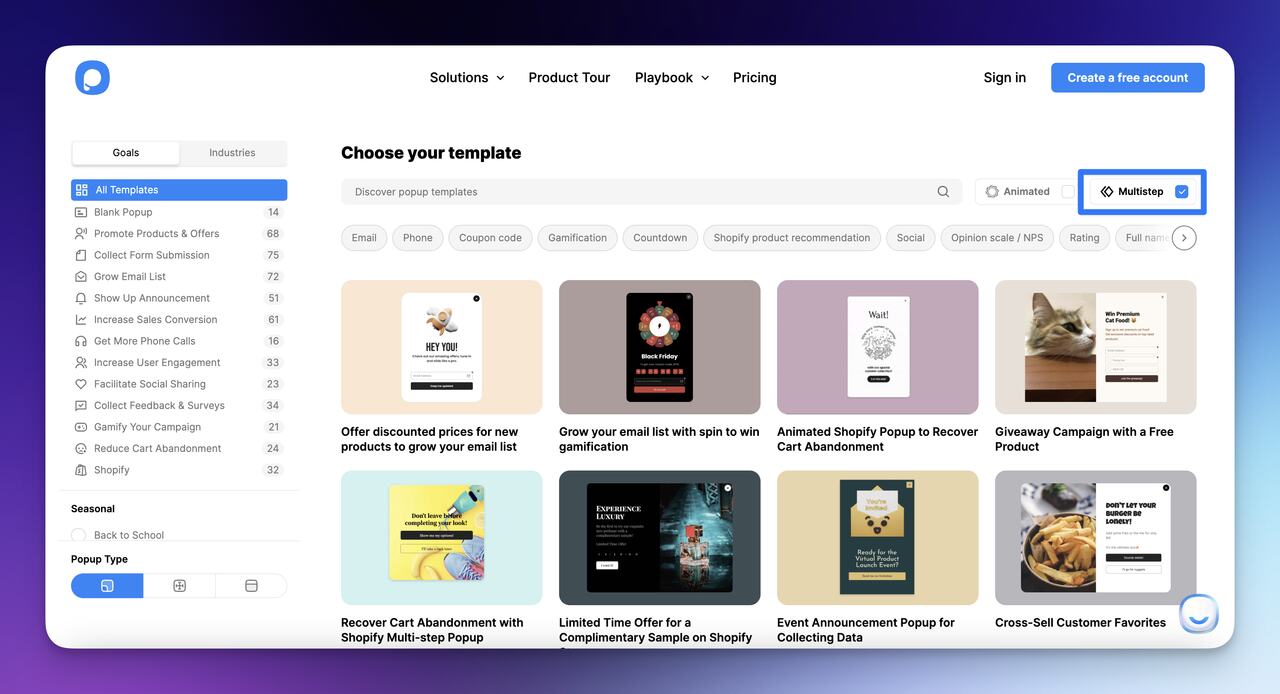 the Playbook of Popupsmart