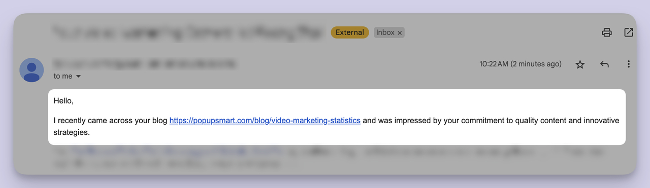 Soğuk tanışmalara dair email açılış cümlesi gerçek dünya örneği